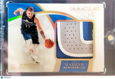 LUKA DONCIC 2018-19 IMMACULATE MASSIVE MEMORABILIA JUMBO LOGO PATCH ROOKIE #1/5